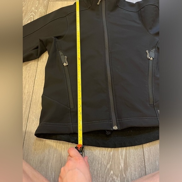 REI Shell Zip Up Jacket Size Medium Black - Picture 7 of 8